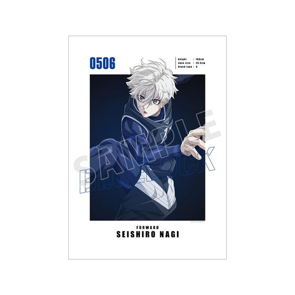 『ブルーロック』凪 誠士郎 キャラクタービジュアルA3マット加工ポスター【202510再販】